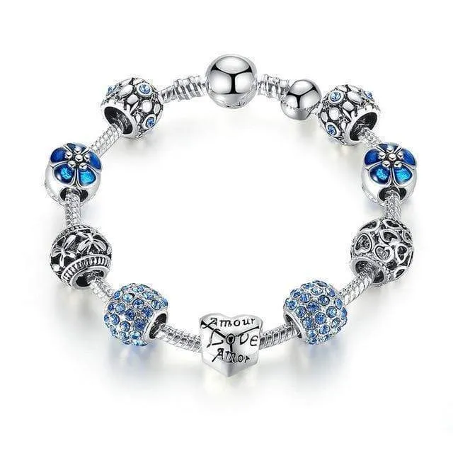 Silver Charm Bracelet