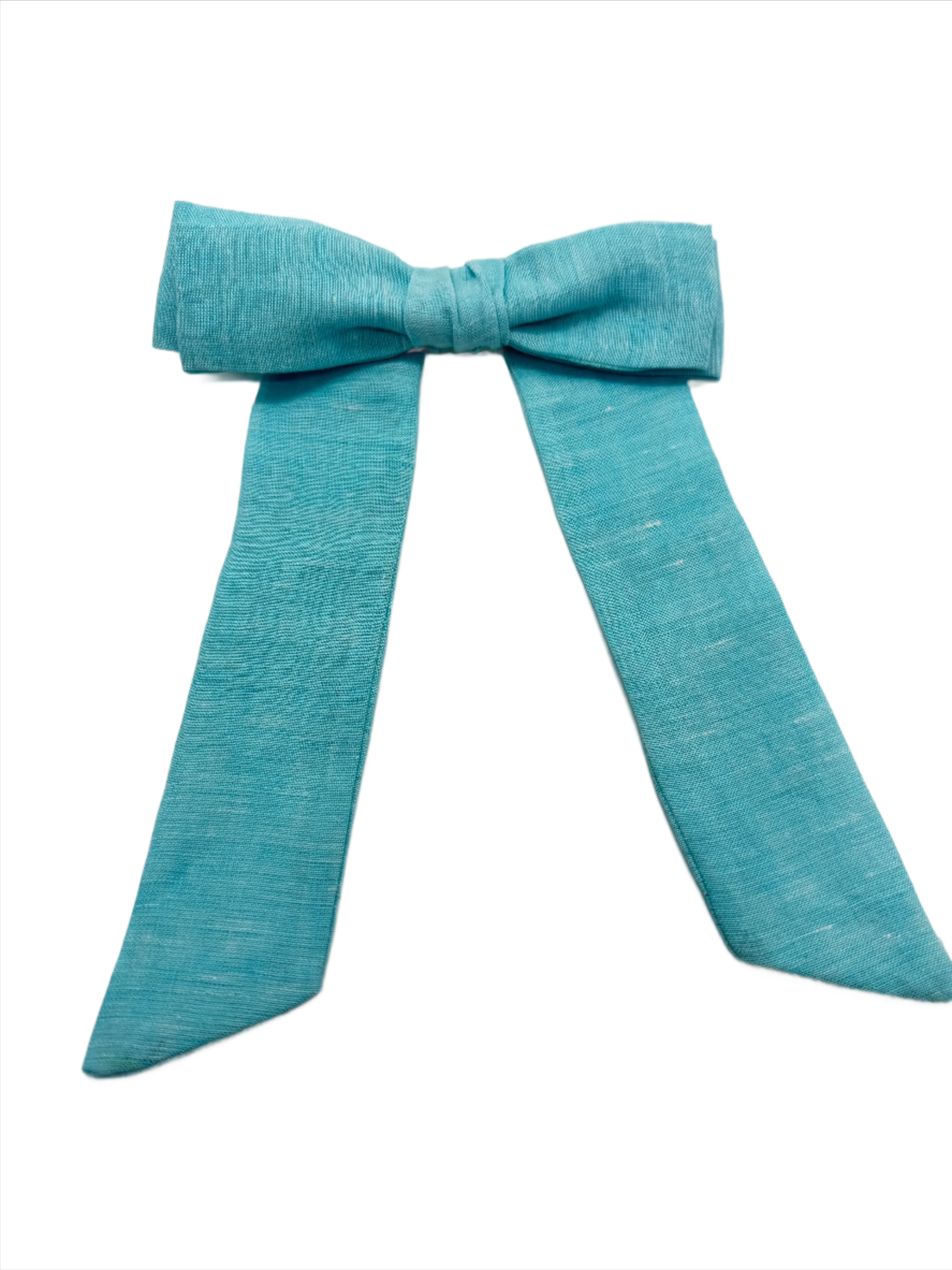 Sofia Linen Bow Brooch