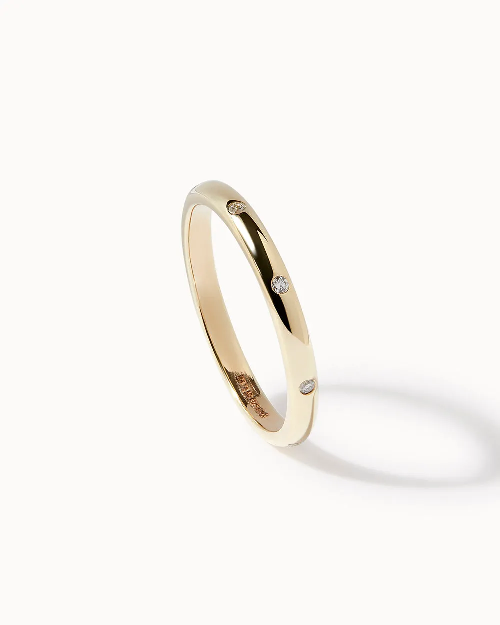 Solid Gold Diamond Eternity Ring