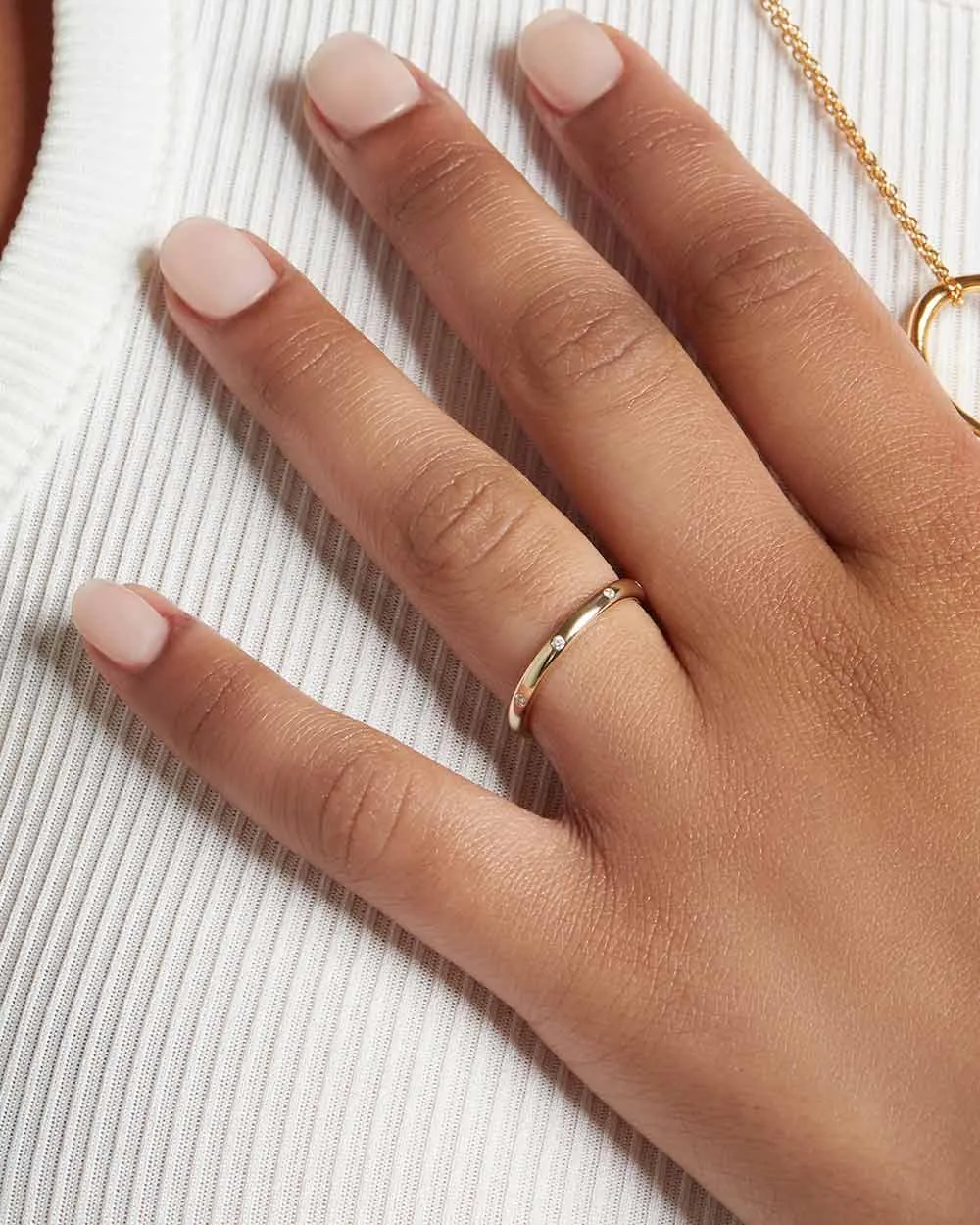 Solid Gold Diamond Eternity Ring