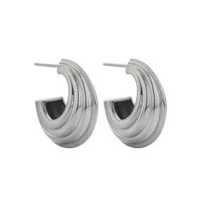 SOLINA Hoop Earrings Silver