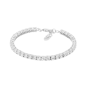 Sterling Silver Cubic Zirconia Tennis Bracelet
