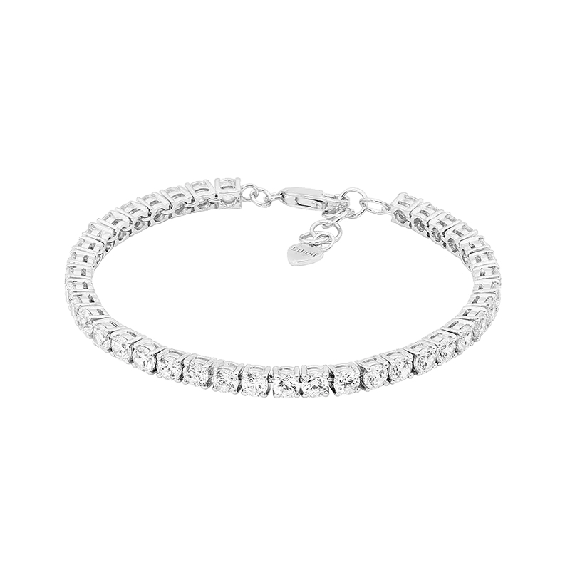 Sterling Silver Cubic Zirconia Tennis Bracelet