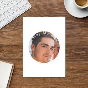 Sticker sheet: Casey Morales Logo