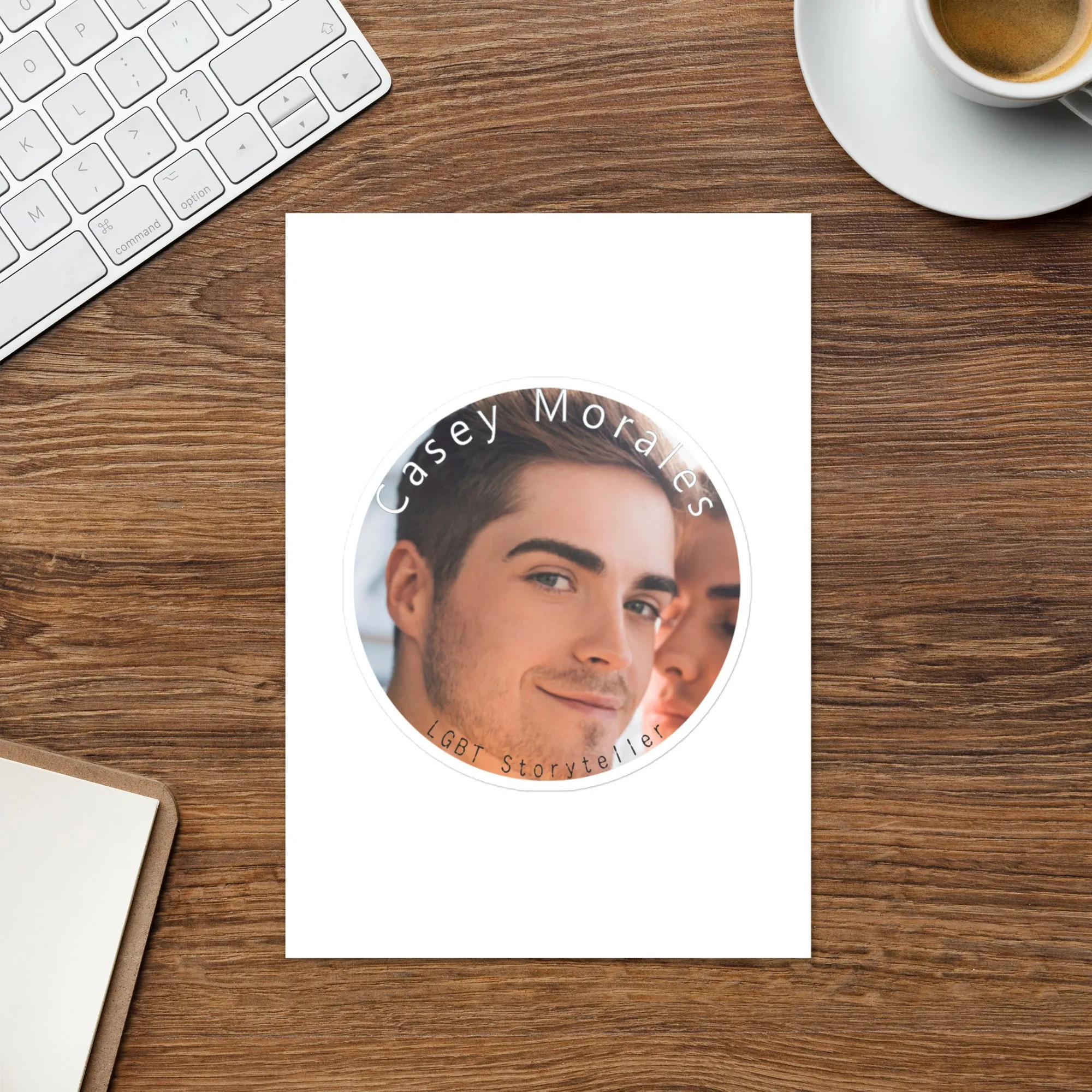 Sticker sheet: Casey Morales Logo