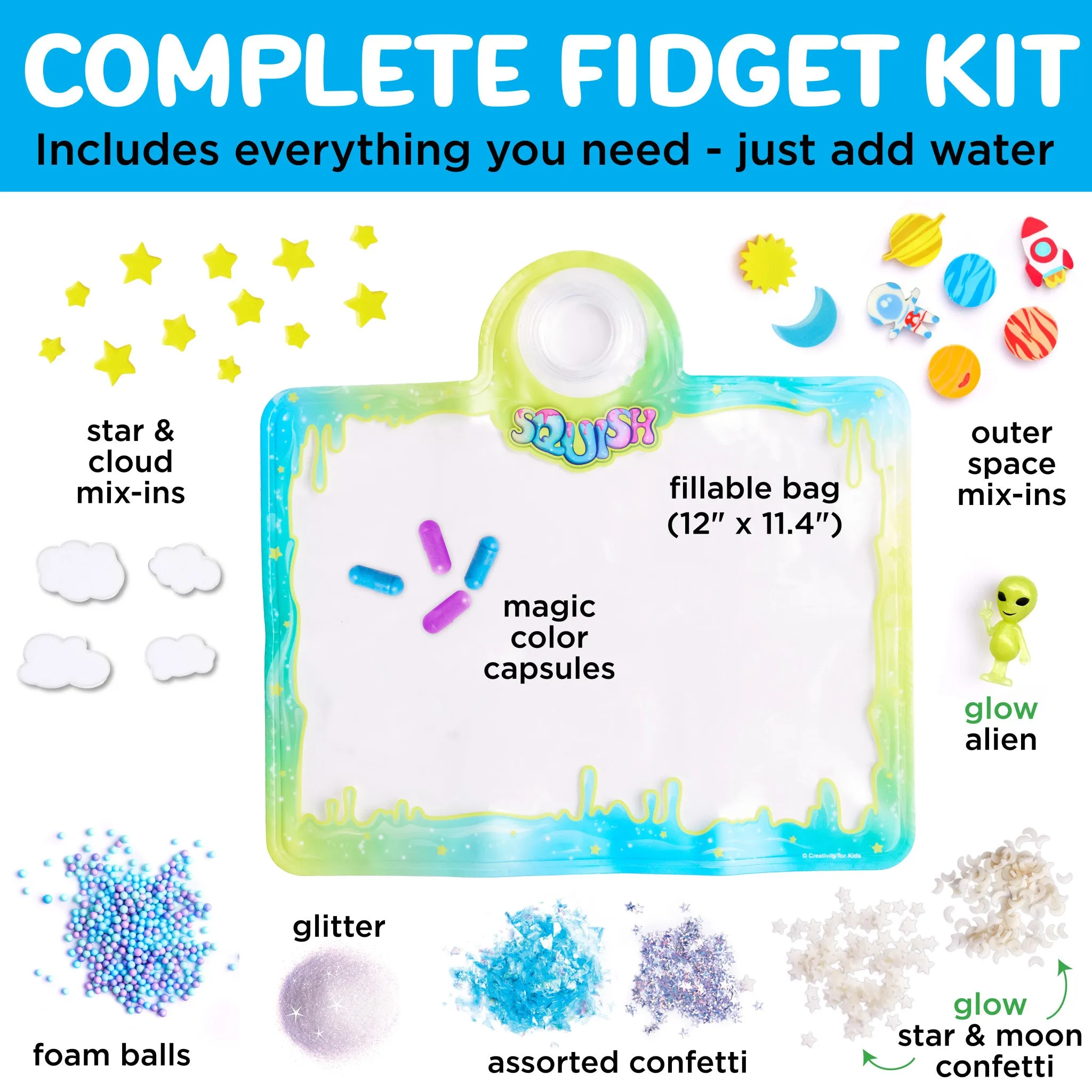 Super Squish Fidget Fun Outer Space - #6456000