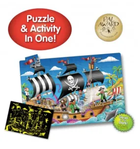 The Learning Journey Puzzle Doubles! Glow in the Dark Pirate Ship