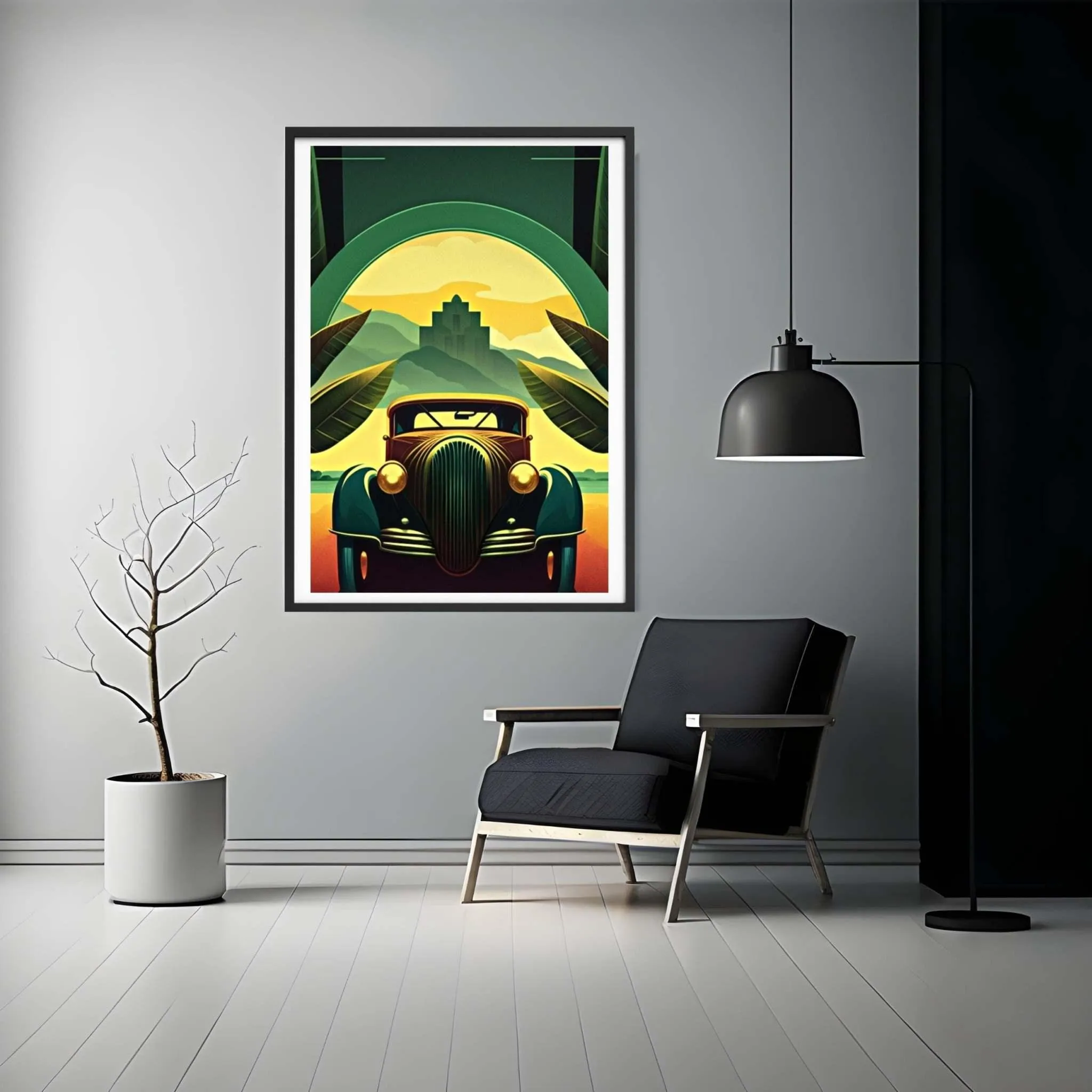 Vintage Auto Poster