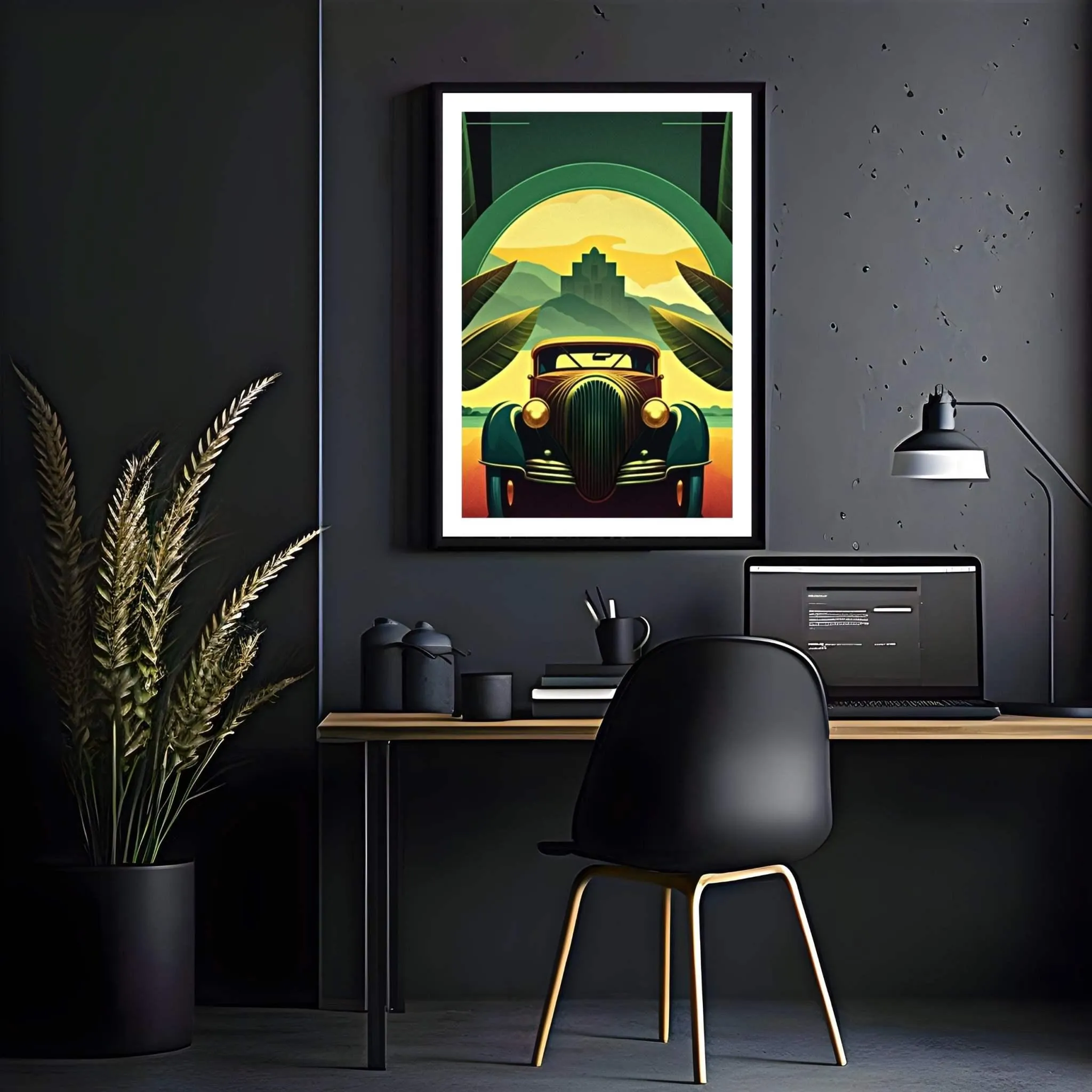 Vintage Auto Poster