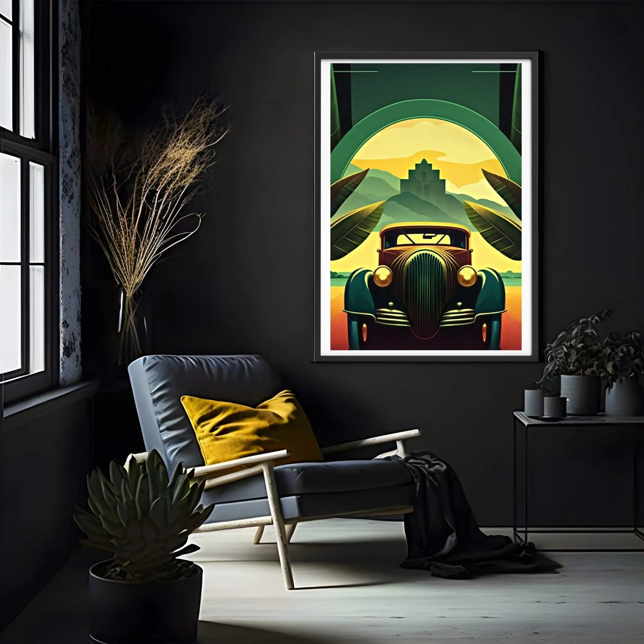 Vintage Auto Poster