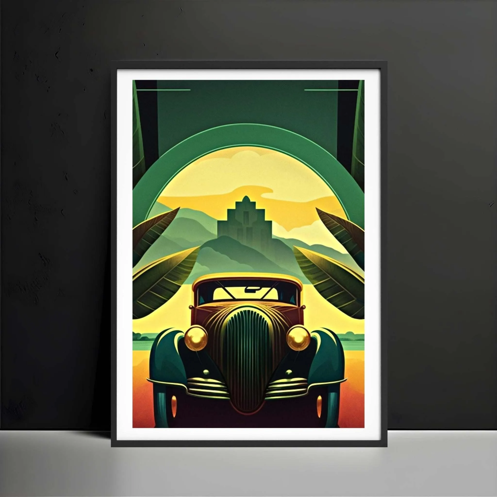 Vintage Auto Poster