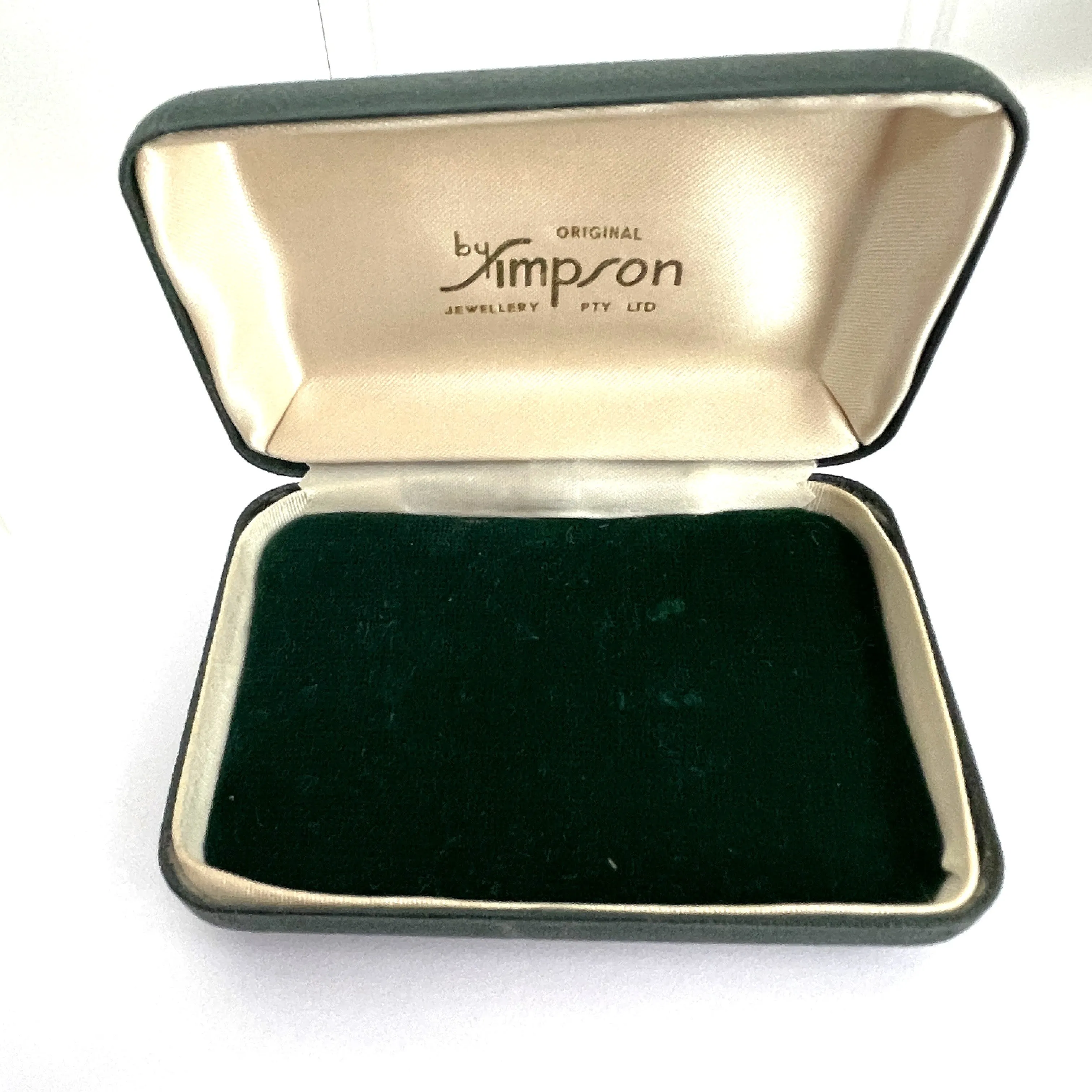 Vintage Floral Spray Brooch by Simpson, Jewel Craft 1950's, Original Box.