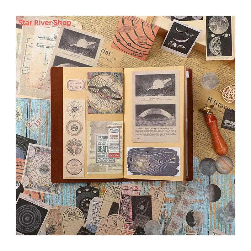 Vintage Vibes: 200-Piece Aesthetic Journaling & Scrapbooking Paper Set