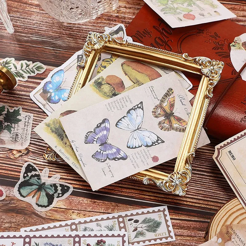 Vintage Vibes: 200-Piece Aesthetic Journaling & Scrapbooking Paper Set