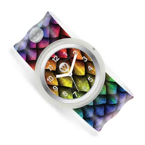 Watchitude Slap Watch - Rainbow Scales
