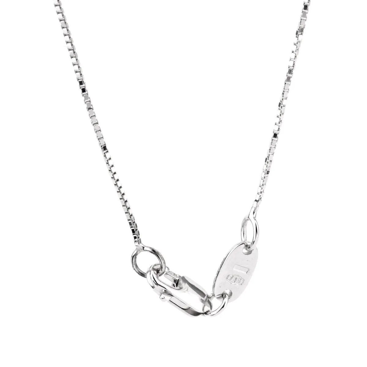 Yukiko Diamond Block White Gold Necklace